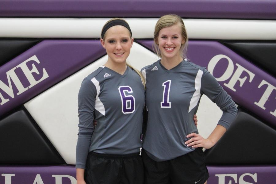 Pictured: Seniors Hallie Merisotes and Lydia Page