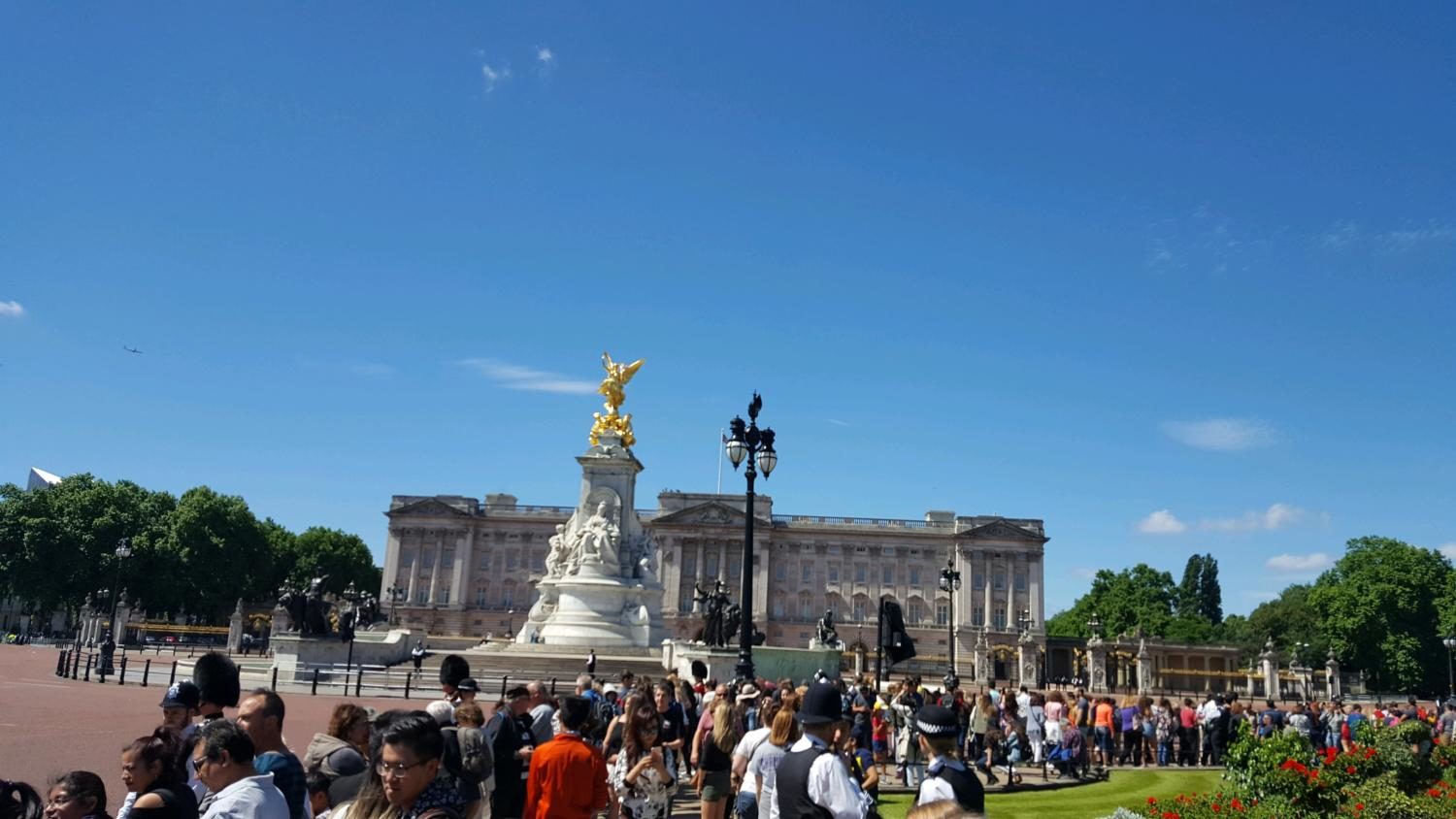 The Culture Club visits Buckingham Palace in London.