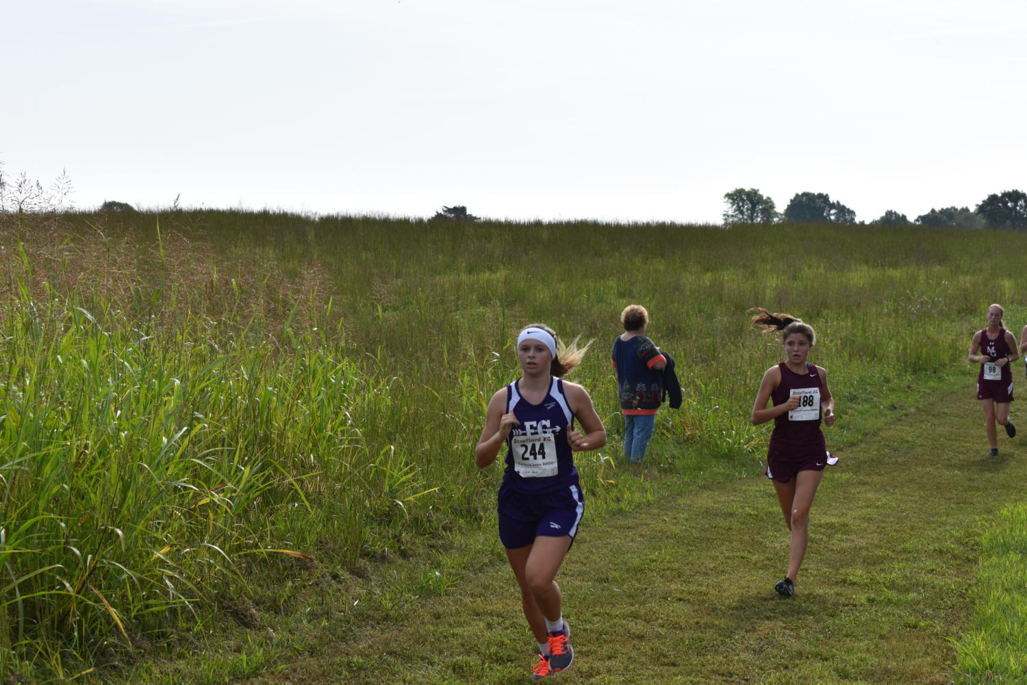 Macey Stallings competes at Fellows Lake in the first meet