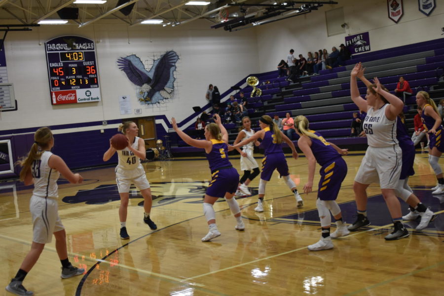 Alana Findley takes on the Monett defense