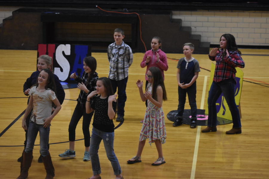 5th graders during their performance. 