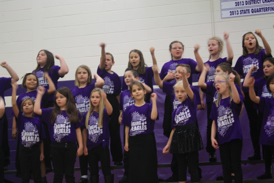 The Singing Eagles sing during their festival.