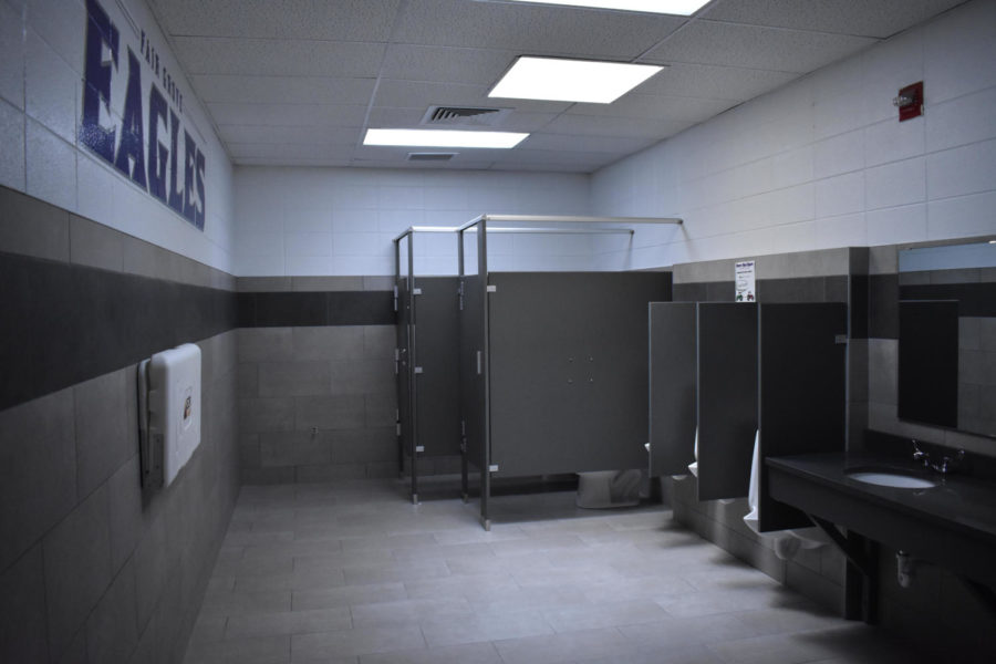 A look at the High Schools new bathrooms