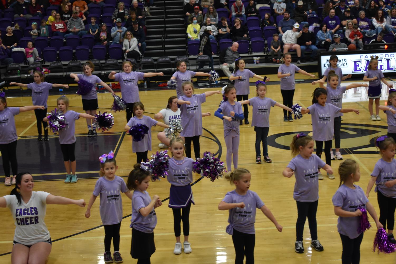 2022 Junior Cheer Clinic and performance