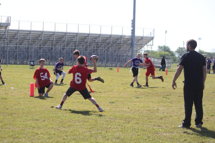 Flag Football game (2016-2017). (Photo provided by FGS news)
