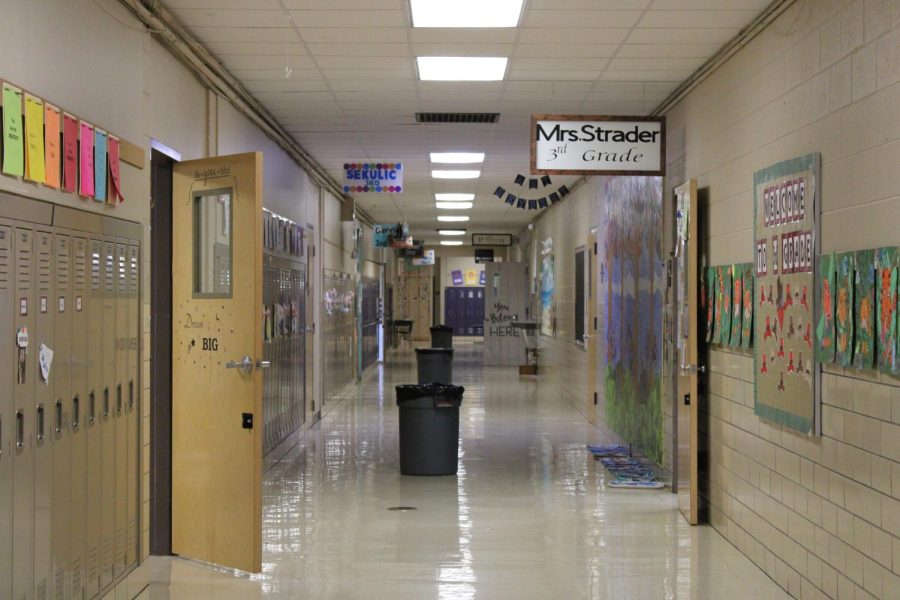 The Fair Grove Elementary hallway. (Photo provided by The Fair Grove Newspaper Staff.)