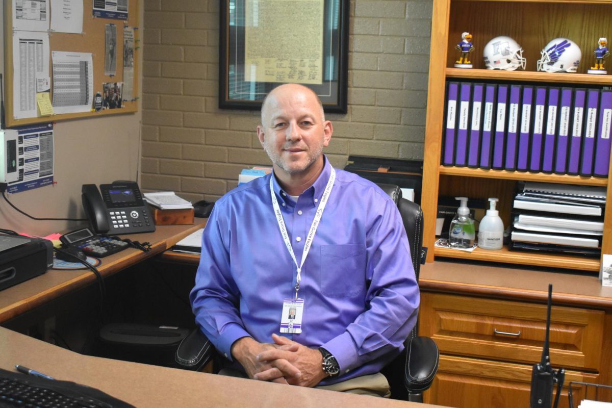 Superintendent Mike Bell plans to retire after working for the Fair Grove School District for 25 years. (Photo Credit: Becca Kepes)
