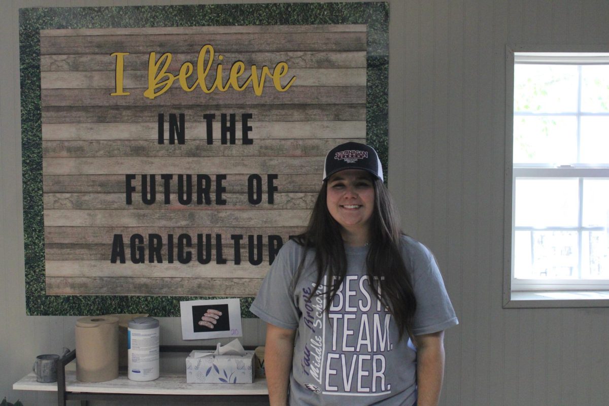 Makayla Piotrowski has been hired as the new Ag teacher. She was previously a teacher for four years at Mt Vernon before coming to Fair Grove