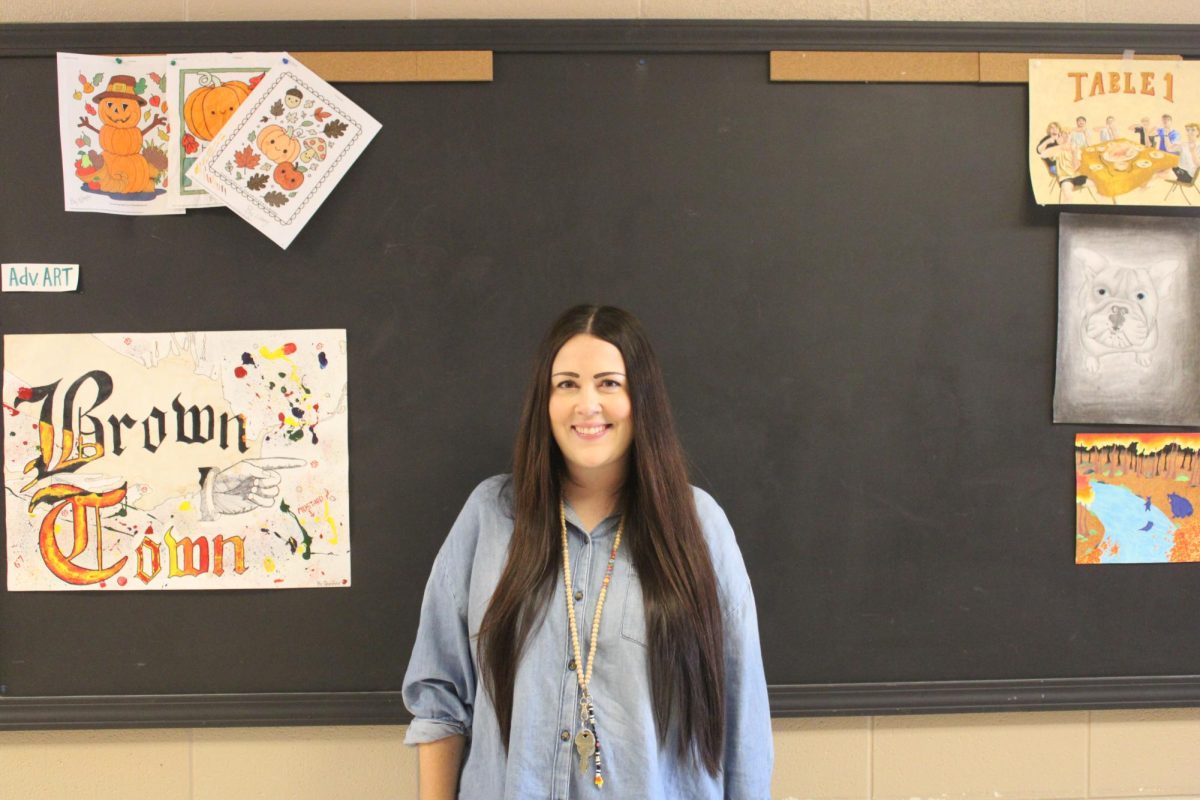 Brown has taught art at Fair Grove High School for 15 years. Brown said, "My students have helped me grow and evolve as a person, and I hope I’m making a lasting impact on their lives as well."