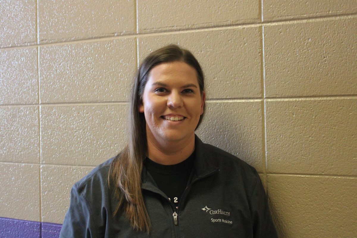 Kinsey Cook athletic trainer at Fair Grove for four years, explained, "I have worked as an athletic trainer at multiple different levels from semi-professional athletes to collegiate athletes to high school and Fair Grove has been one of the best places to work!"