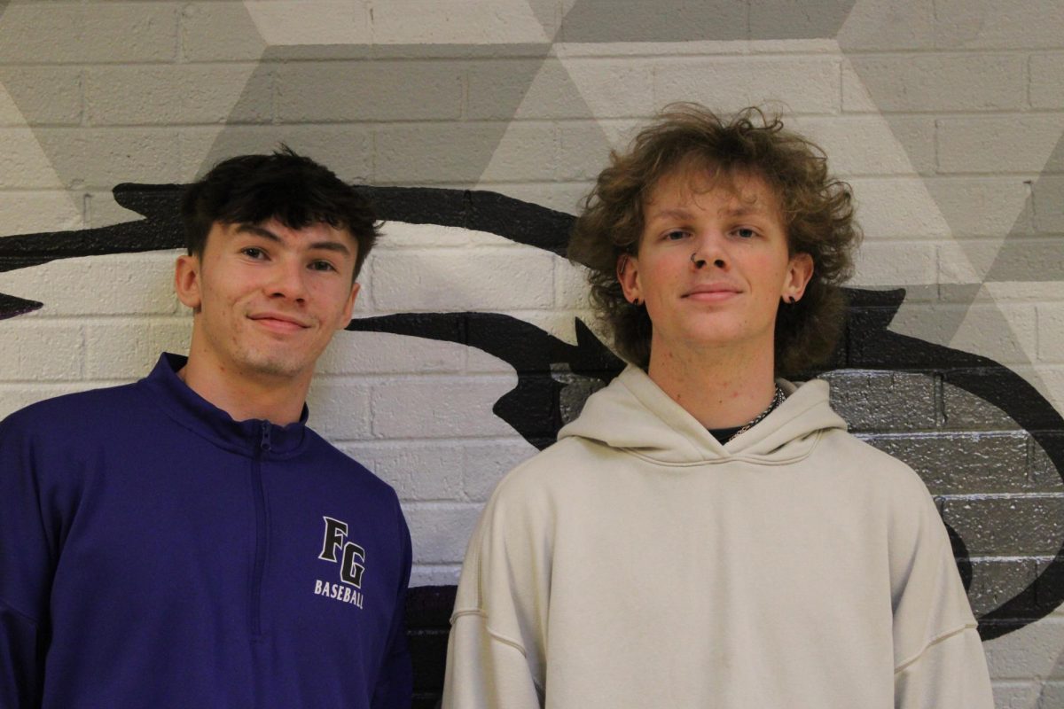 Macklen Johnson (12) and Gavin Brock (12) will be graduating on May 14th. Gavin Brock stated, "If there is one thing that I wish I would have done differently throughout highschool, it would have to be the relationships of friends around me. I would go back and be friendly and talkative to everyone so that I could have enjoyed everyone's interests."