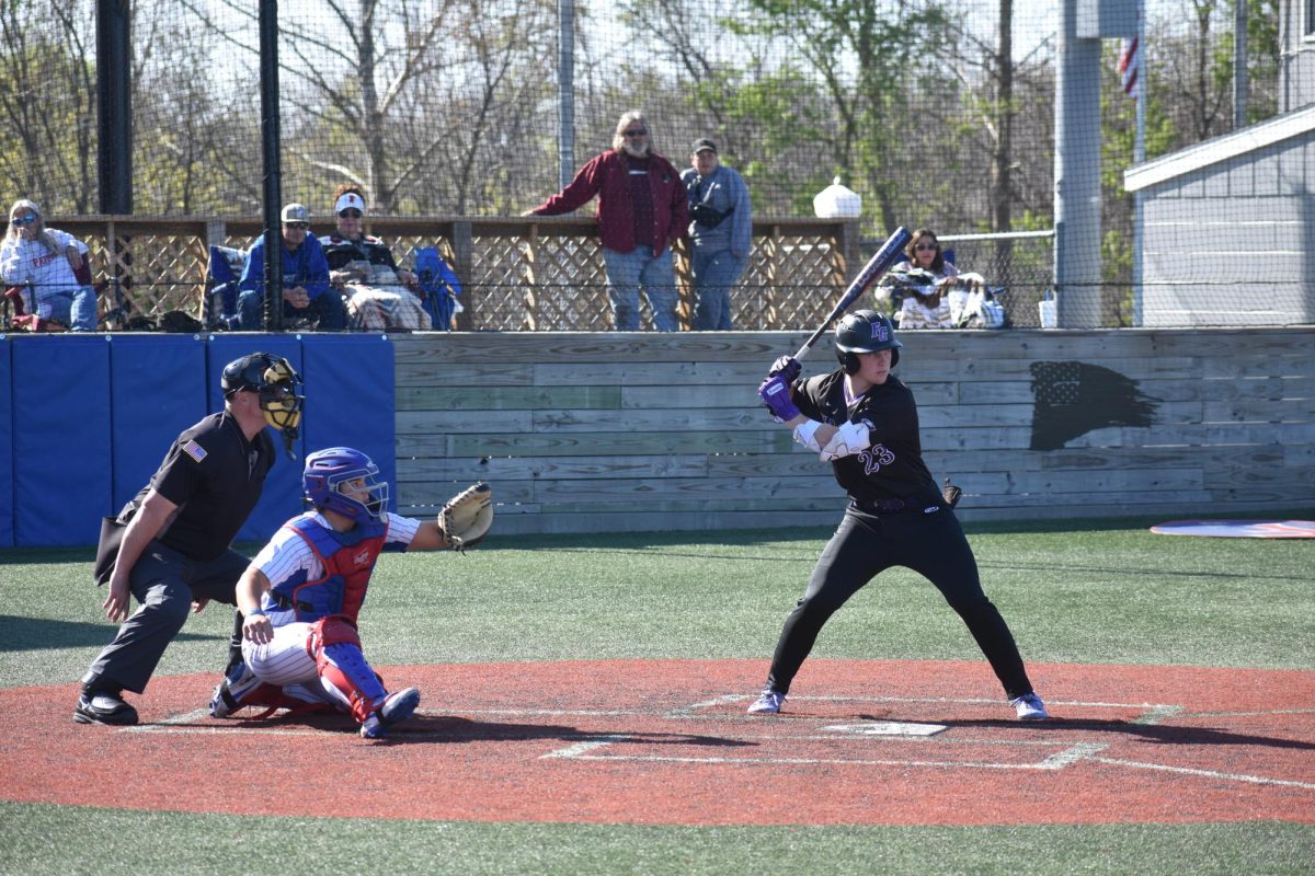 Junior Gavin Thomason stepping up to bat during last years' game against Forsyth. Fair Grove won this game with a score of 1-0. 